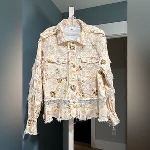 Floral Cream Jacket
